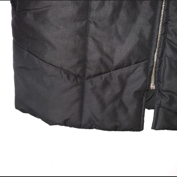 BCBGMaxAzria Black Down Full Zip Puffer Winter Coat Medium Women’s - Picture 4 of 10